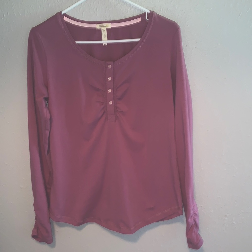 Matilda Jane Mauve Long Sleeve Top Shirt Women’s Sz Medium.